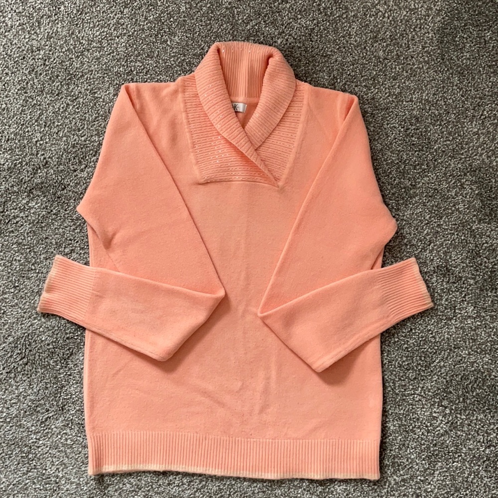 Peachy color sweater